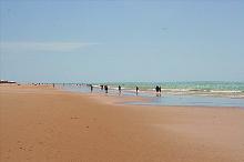 Wanderungen am Strand