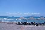 Liegen am Strand