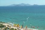 Blick vom Club aufs Meer
