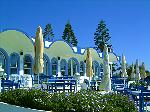 blau-wei�es Geb�ude