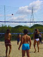 Volleyball am Strand