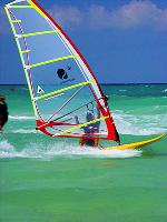 Surfen im Wasser