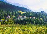 Blick zum Hotel