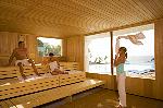 Aufguss in der Sauna