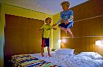 Springende Kinder