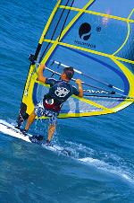 Surfen mit viel Wind