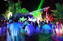 Lasershow im Club Camyuva
