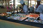K�che im Retaurant beim Kochen