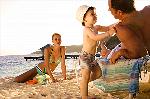 Familie am Strand