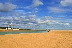 Strand Wanderung