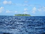 Blick zur Malediven insel