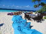 Kissen am Strand