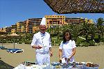 Chefkoch am Strand