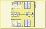 Familienzimmer mit Verbindungst�r