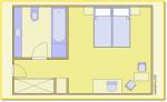 Doppelzimmer ohne Balkon