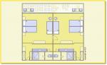 Bungalow Familienzimmer