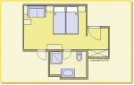 Doppelzimmer / Einzelzimmer im Bungalow