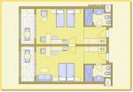 Familienzimmer mit Verbindungst�r