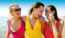 Freunde am Strand