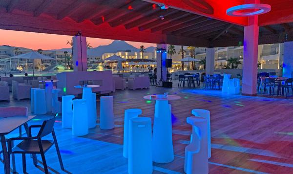 Abendstimmung im Club