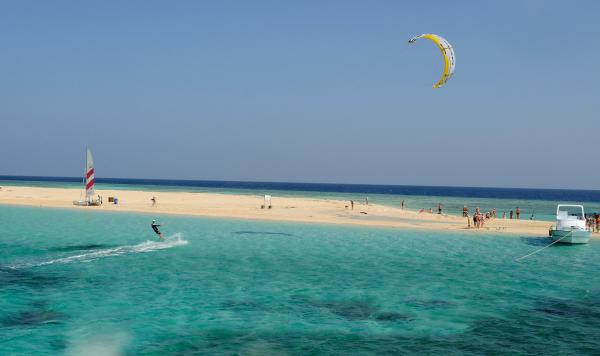 Atemberaubende Wassersportbucht