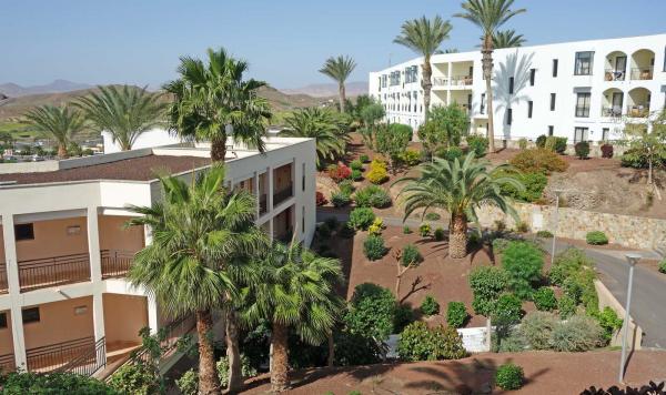 Blick auf Hotelanlage