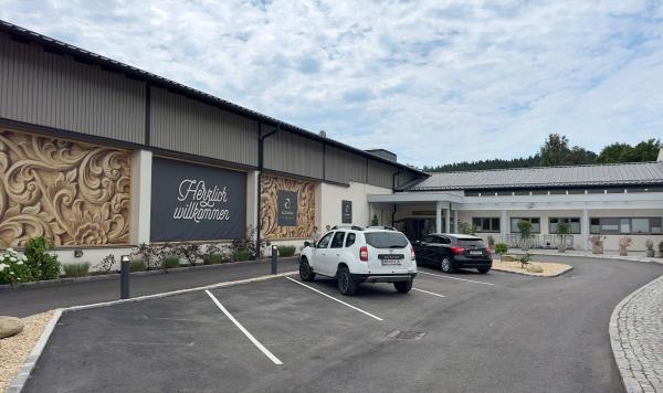 Parkplatz beim Eingang