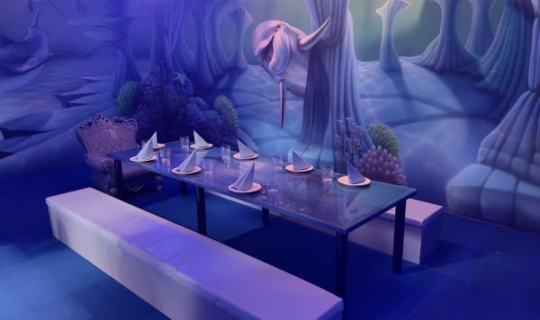 Raum für Kindergeburtstag