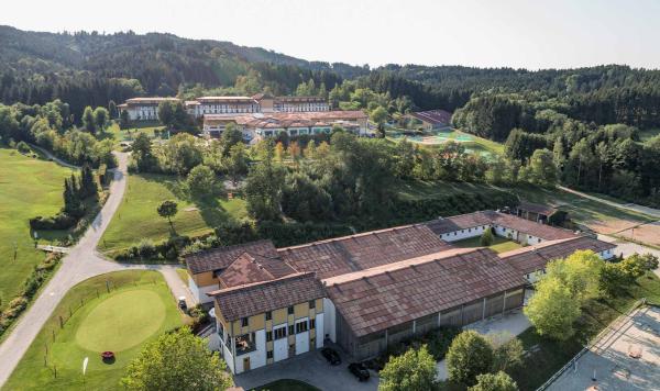 Reiterhof Luftaufnahme