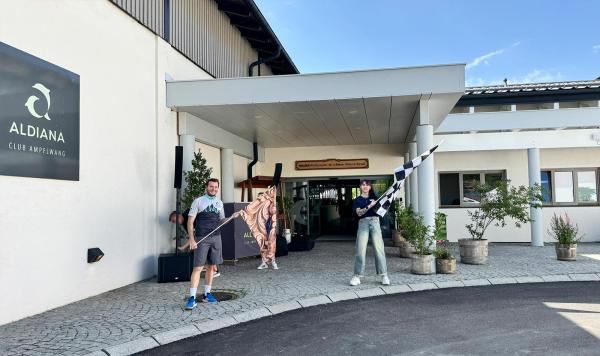 Empfang beim Ankommen