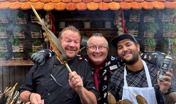 Küchenchef und sein Team