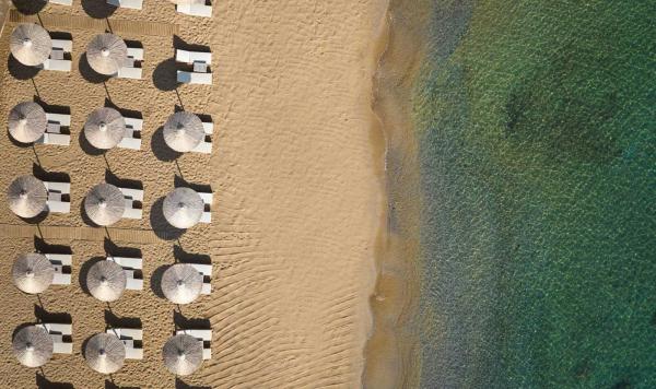 Strand Luftaufnahme