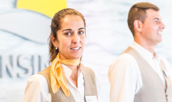 Mitarbeiter Rezeption