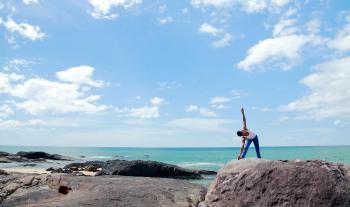 Fitness am Strand