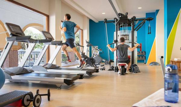 Ausstattung im Fitnessraum