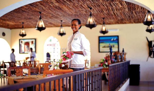 Mitarbeiterin im Restaurant