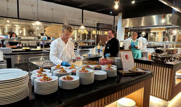 Mitarbeiter im Restaurant