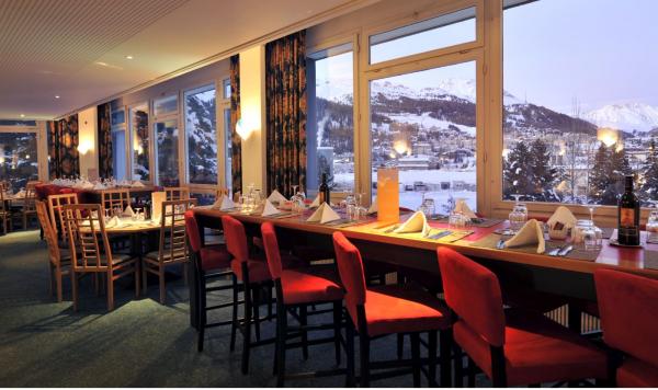 Restaurant im Club Med St. Moritz