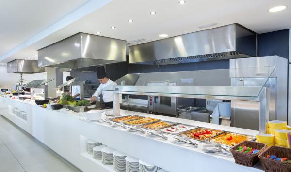 Buffet im Restaurant