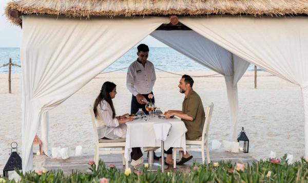 Mittagsessen am Strand