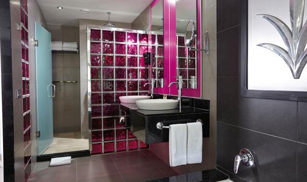 Badezimmer in der Juniorsuite