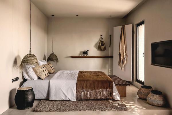 Bett in der Junior Suite Swim Up