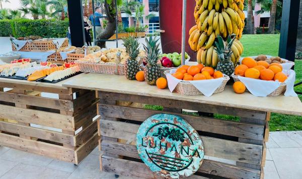 Frische Obst bei Luhana