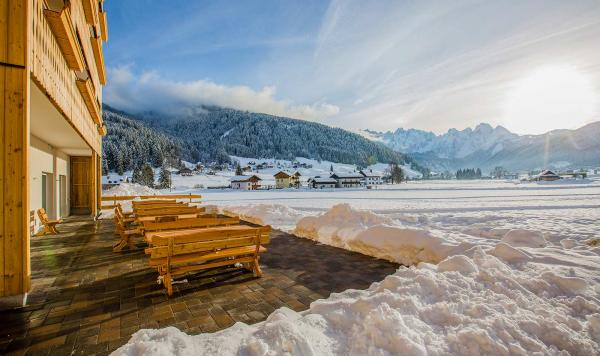 Terrasse im Winterwunderland