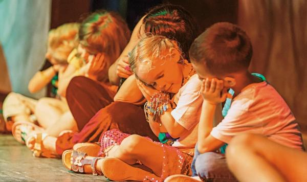 Kinder bei Animation