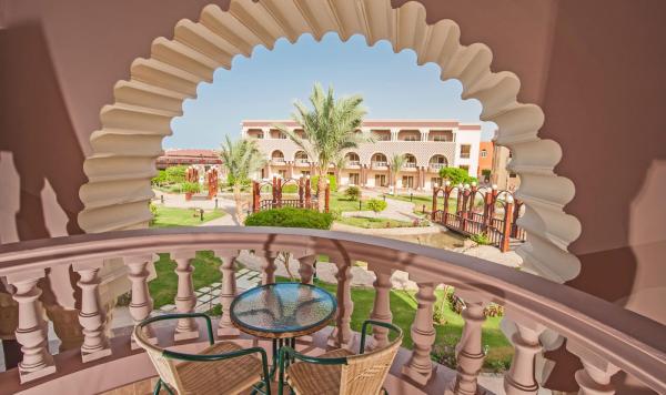 Blick aus dem Balkon