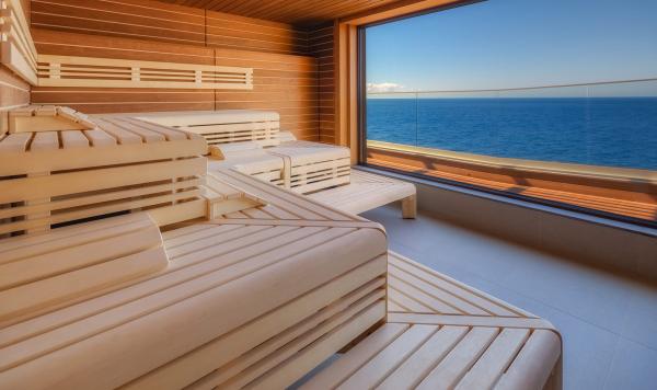 Sauna mit Meerblick