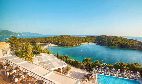 Türkisblaues Meer Griechenland