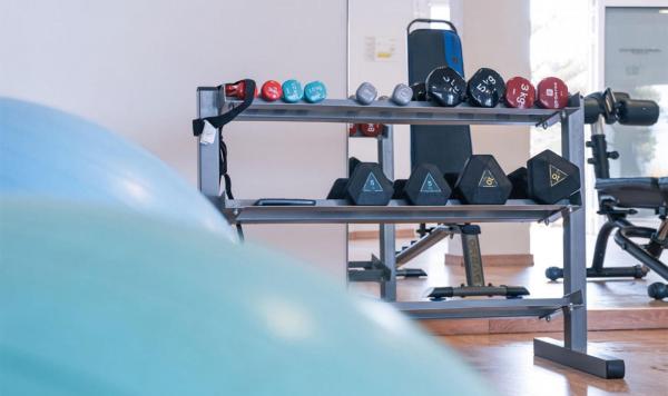 Ausstattung des Fitnessraums