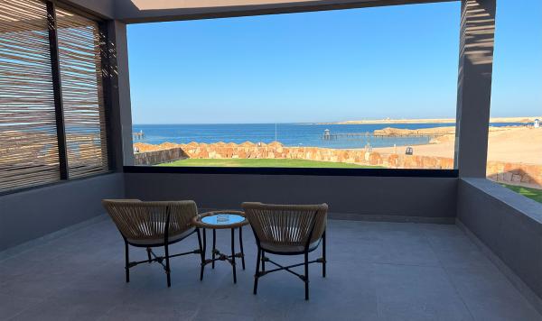 Meerblick aus dem Zimmer